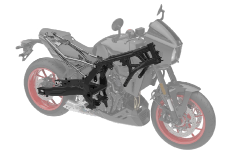 全新設計鋼管車架